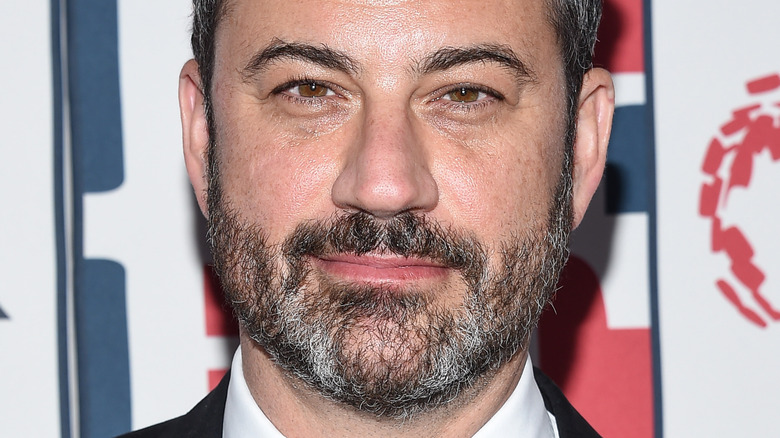 Jimmy Kimmel with slight smile at event 