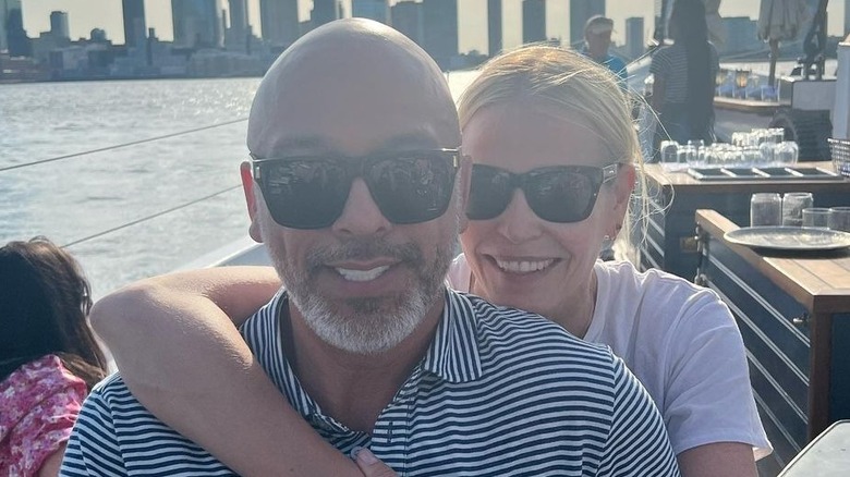 Jo Koy and Chelsea Handler smiling