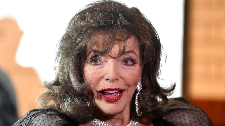 Joan Collins speaking