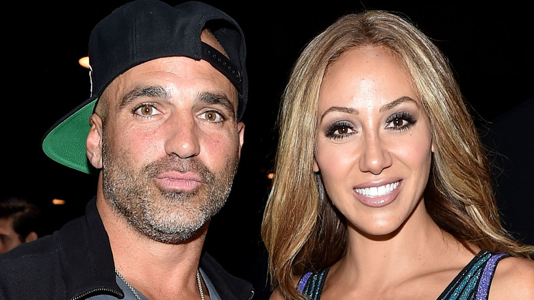 Joe and Melissa Gorga posing