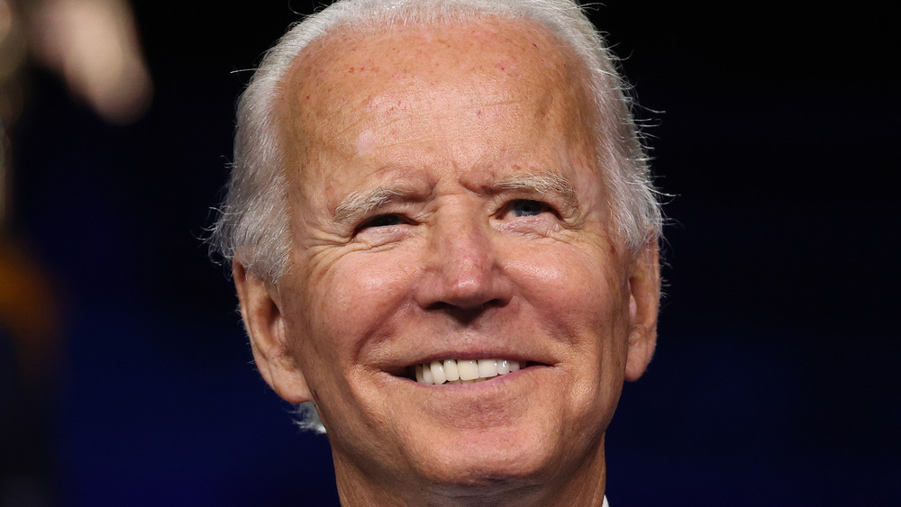 Joe Biden cracks a smile on the campaign trail