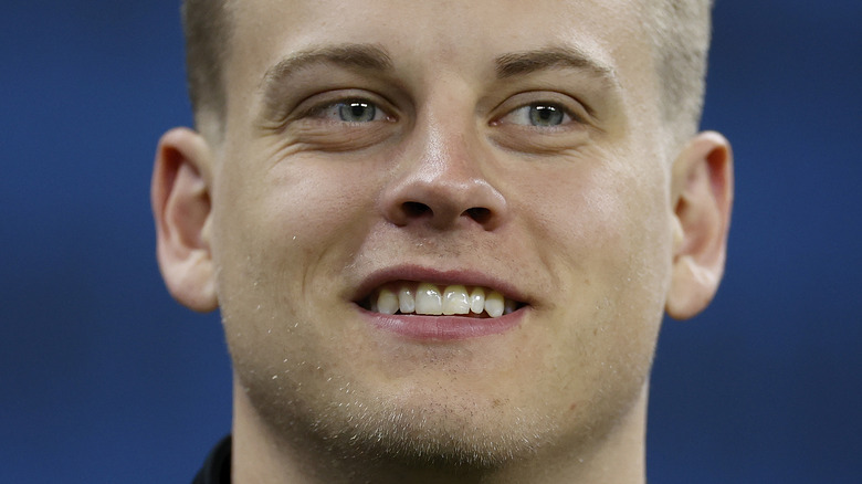 Joe Burrow smiling