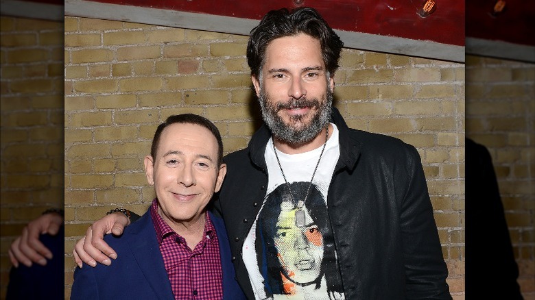 Joe Manganiello with arm around Paul Reubens