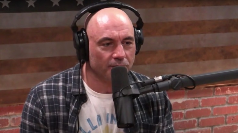 Joe Rogan at mic