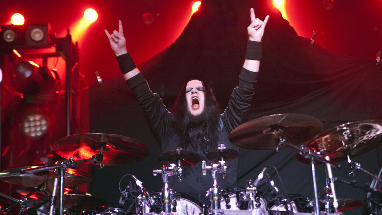 Joey Jordison of Vimic performs at The Fillmore Charlotte on June 30, 2017