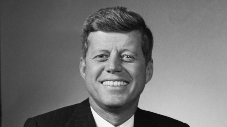 John F. Kennedy poses in 1960