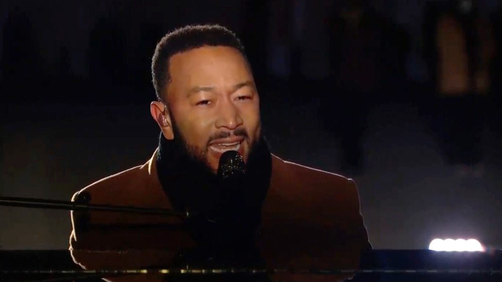 John Legend singing