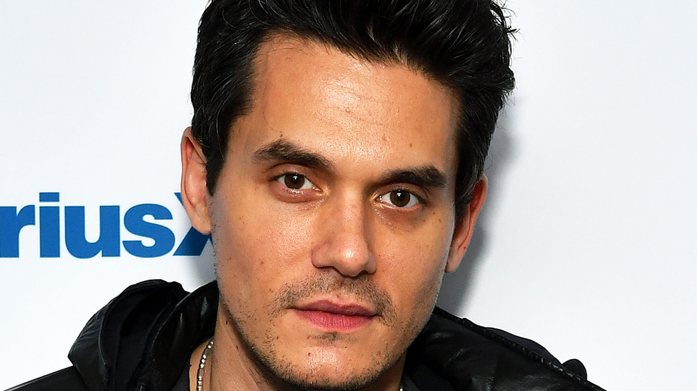 John Mayer looking at camera