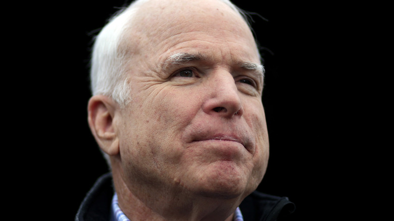 John McCain speaking at a campaign event