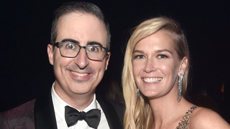John Oliver and wife Kate Norley 