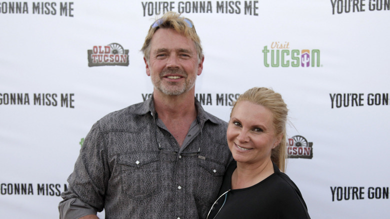 John Schneider with wife Alicia