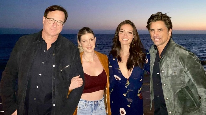 John Stamos and Bob Saget with their wives