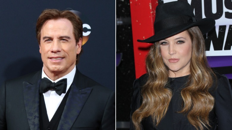 John Travolta and Lisa Marie Presley side by side