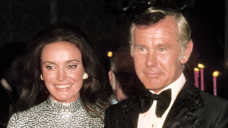 Johnny Carson and third wife, Joanna Holland, in 1972