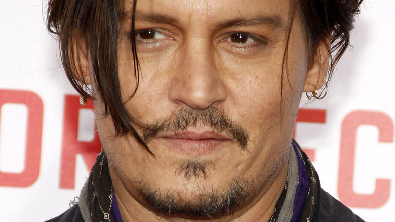 Johnny Depp on the red carpet