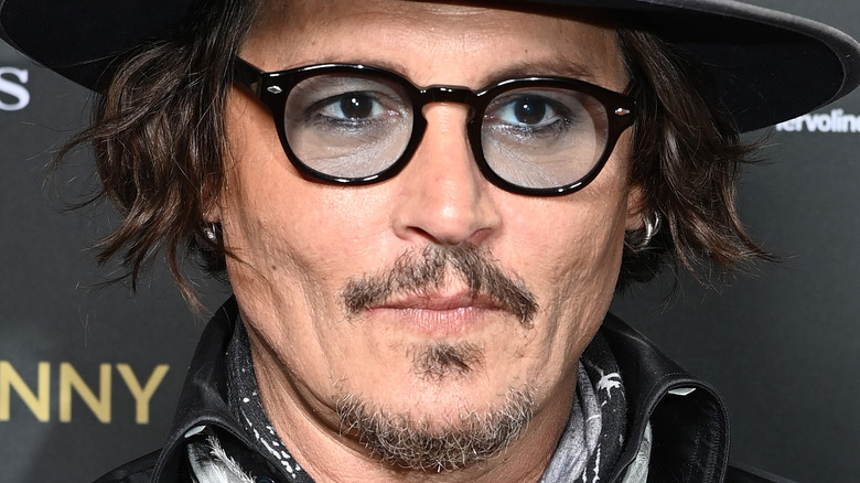 Johnny Depp smiling