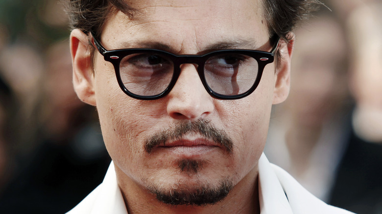 Actor Johnny Depp attends the 'Pirates of the Caribbean' 