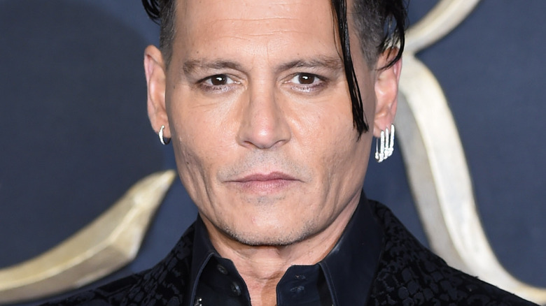 Johnny Depp at the "Dead Men Tell No Tales" premiere