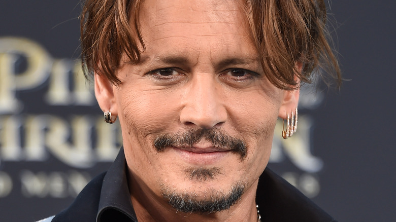 Johnny Depp arriving for "Pirates of the Caribbean: Dead Men Tell No Tales" US Premiere