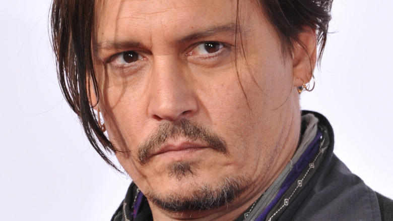 Johnny Depp attends the "Pirates of the Caribbean: Dead Men Tell No Tales" premiere