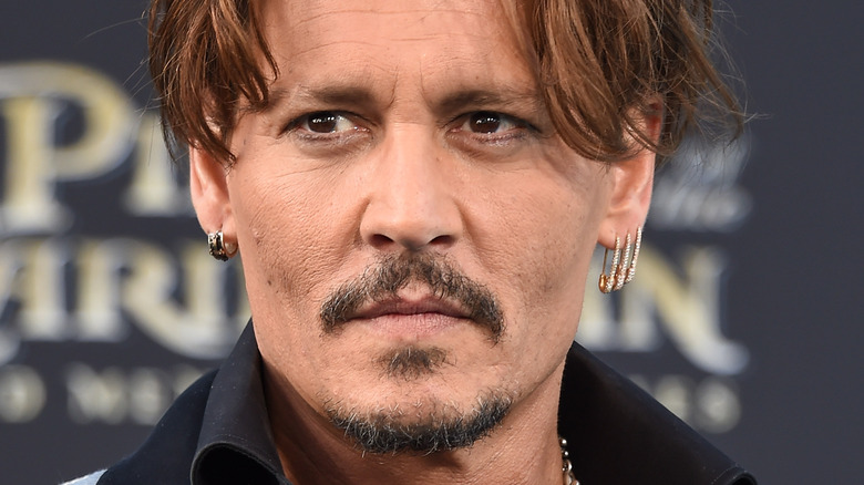 Johnny Depp on the red carpet