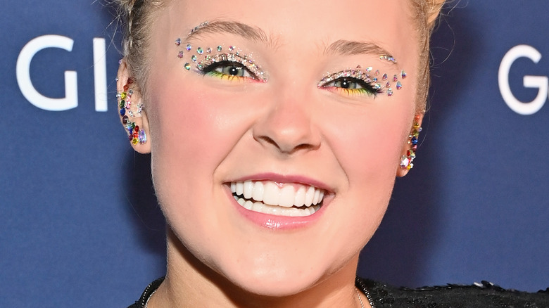 JoJo Siwa smile and rhinestones