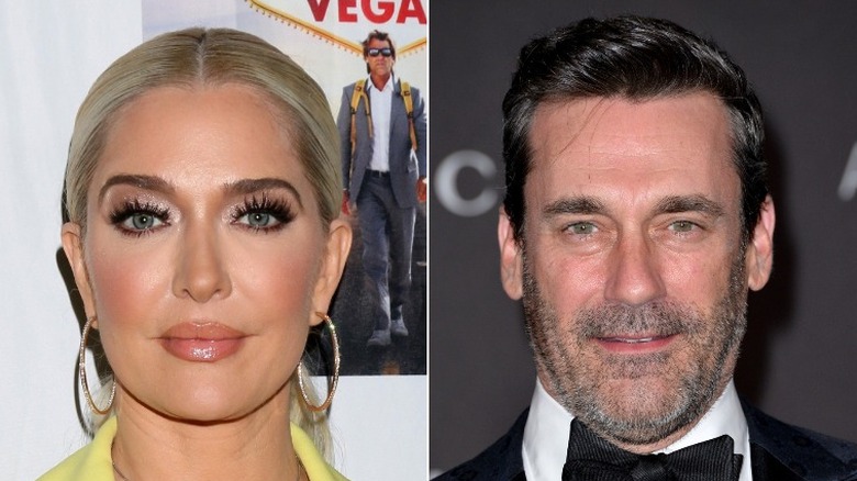 Erika Jayne and Jon Hamm side by side