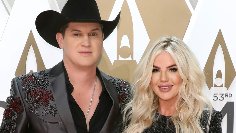 Jon Pardi and Summer Pardi on the red carpet