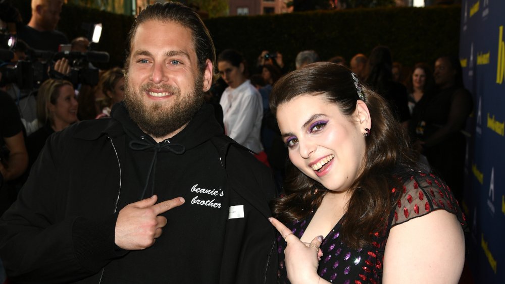 Jonah Hill and Beanie Feldstein 