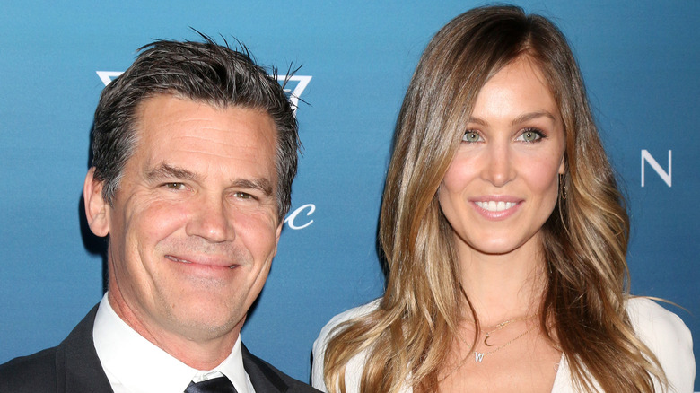 Josh Brolin and Kathryn Boyd Brolin smiling in 2019