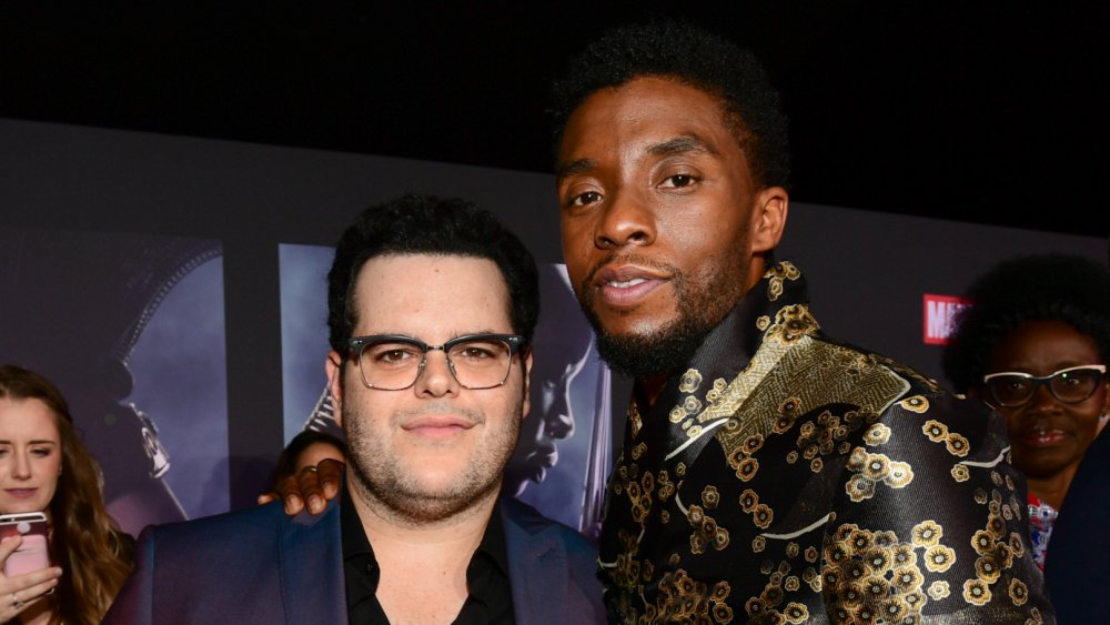 Josh Gad and Chadwick Boseman