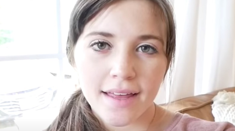 Joy-Anna Duggar filming a YouTube video