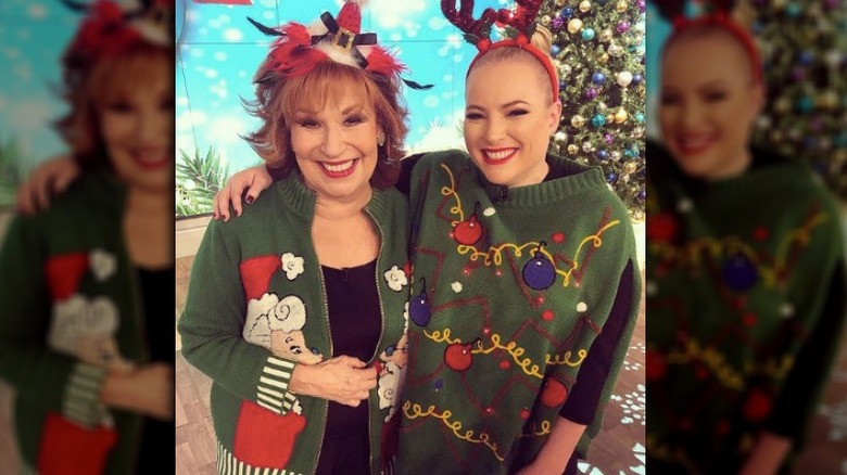 Meghan and Joy pose for a photo