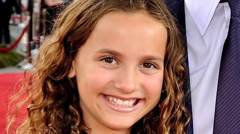 Young Maude Apatow smiling