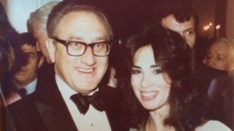 Jeanine Pirro poses with Henry Kissinger