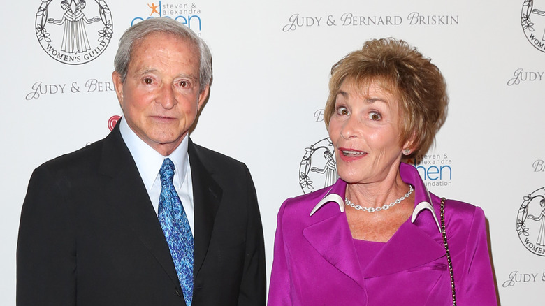 Judge Judy and Jerry Sheindlin on red carpet
