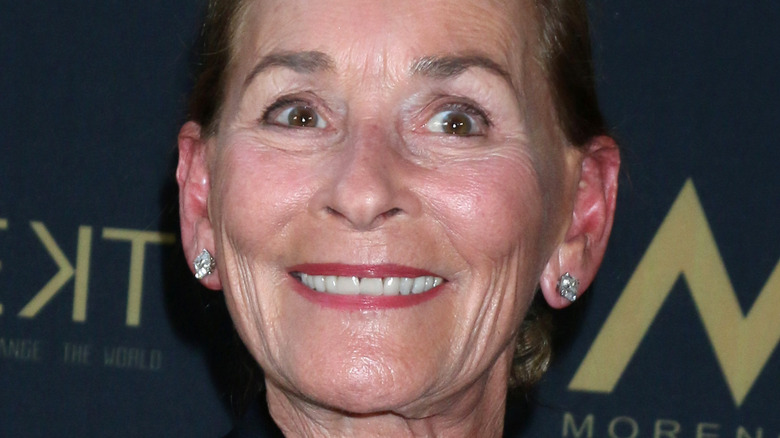 Judge Judy Sheindlin smiling on the red carpet