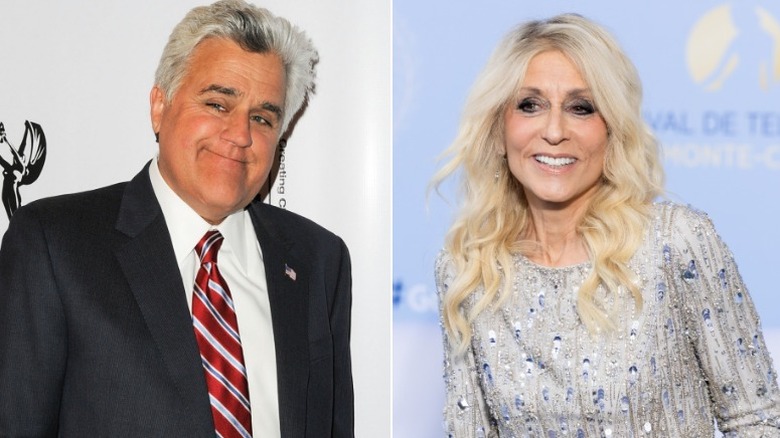 Split image of Jay Leno and Judith Light.