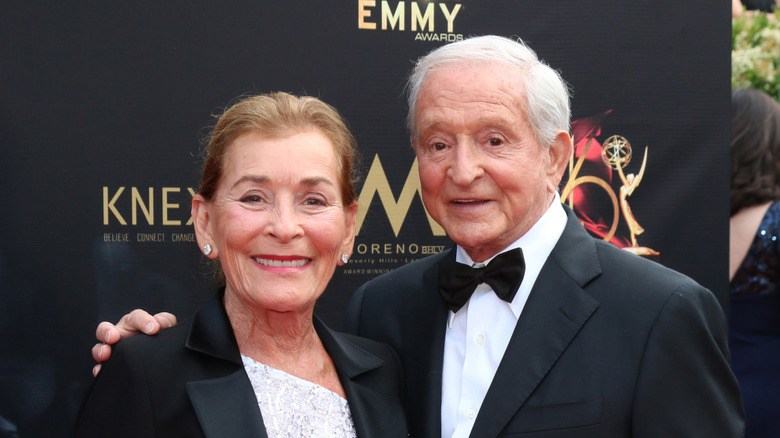 Judy and Jerry Sheindlin pose in 2019