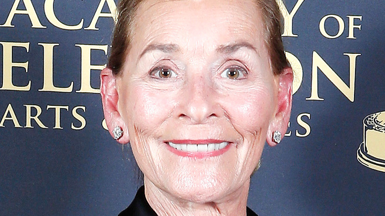 judy Sheindlin posing with Lifetime Achievement Award