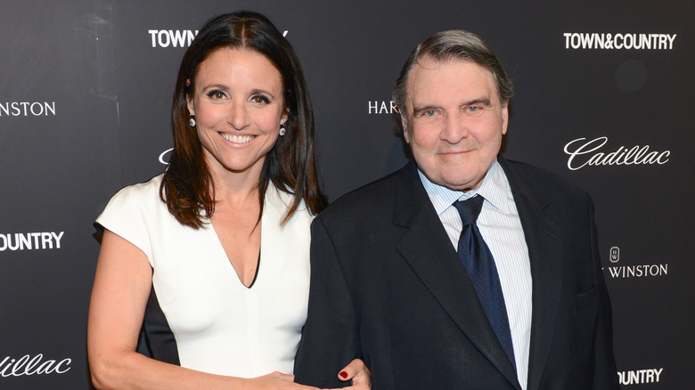 Julia Louis-Dreyfus and her father