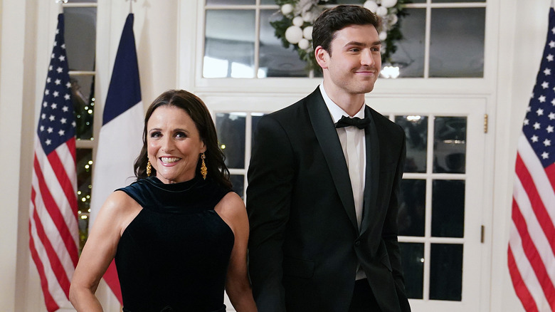 Julia Louis-Dreyfus with son Charlie