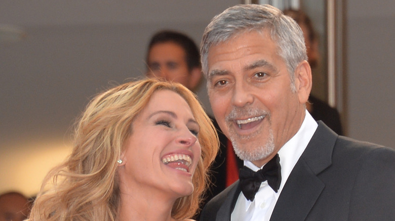 Julia Roberts with George Clooney