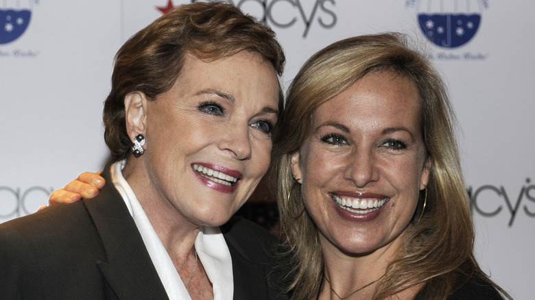 Julie Andrews and Emma Walton Hamilton pose together in 2009.