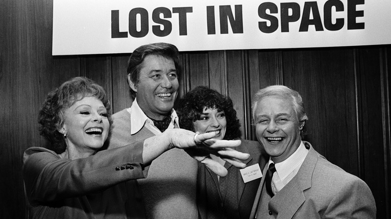Lost in Space cast smiling