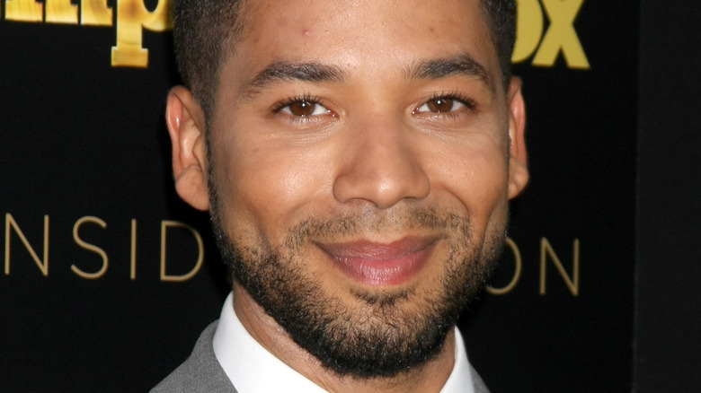 Jussie Smollett smiling