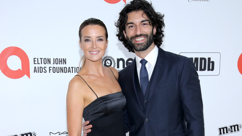 Emily Baldoni and Justin Baldoni smiling