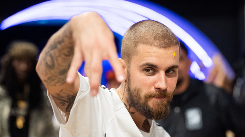Justin Bieber playing futsal in The League