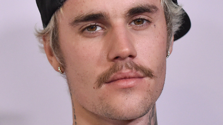 Justin Bieber smiles 