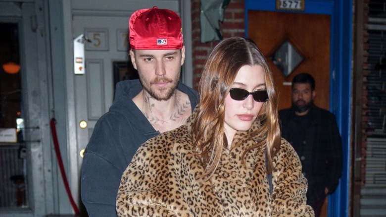Justin Bieber and Hailey Bieber are spotted in New York City, NY (2025)